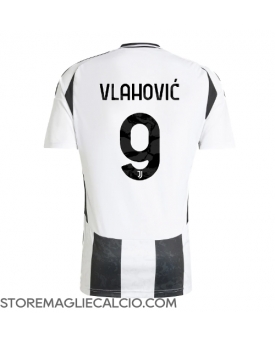 Juventus Dusan Vlahovic #9 Maglia Gara Casa Repliche 2024-25